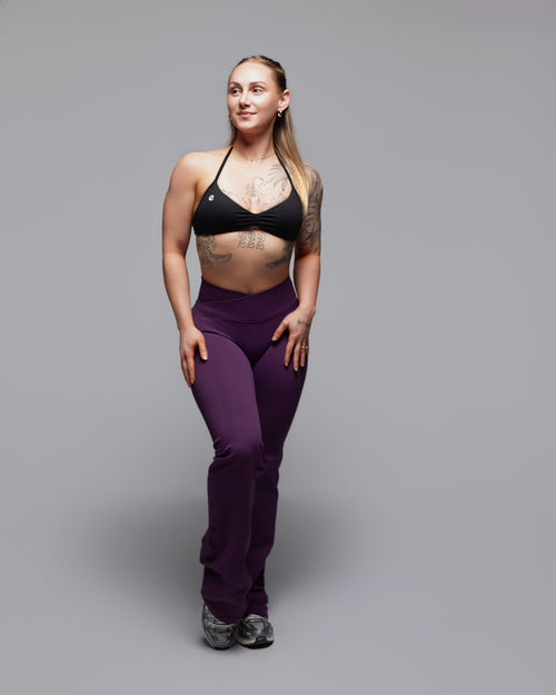 Crossover Sculpt Flares - Plum (pre-order only)